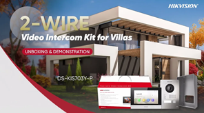2-wire Video Intercom Kit for Villas DS-KIS703Y-P